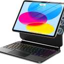 Keyboard Case for iPad (A16) 11th Generation 11 inch 2025&10th Gen 10.9 inch 2022 Backlit Magic-Style Keyboard with Multi-Touch Trackpad  Floating Cantilever Stand  Magnetic Case for iPad (Black)