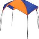 Boat Shade Canopy, 4 Persons Boat Sun Shade Shelter Boat Canopy Sun Awning for Inflatable Boat Raft Kayak ( 4 Persons)(Suitable for INTEX68351)