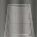 CABAX 8x12 inch Plastic Access Panel for Drywall Ceiling Reinforced Plumbing Wall Access Doors Removable Hinged, White