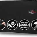 Heavy Duty Griddle Cover for Outdoor Griddle, Fits 28 Inch Griddle  Waterproof, Weather Resistant, UV & Fade Resistant with Adjustable Straps  Flat Grill Cover, Black (48''L x 20''W x 31''H)