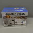 Hamilton Beach 2 Slice Toaster with Extra-Wide Slots, Bagel Setting, Toast Boost, Slide-Out Crumb Tray, Auto-Shutoff & Cancel Button, Defrost Function, Stainless Steel (22794)