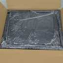 KANEODOT C Shaped End Table Set of 2, TV Tray with Charging Station, USB Ports and Outlets, Slide Under Couch, Storage Bag, for Small Spaces, Black