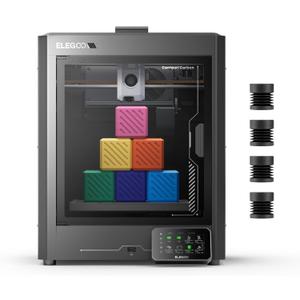ELEGOO Centauri Carbon 3D Printer, CoreXY 500mm/s High Speed Printing with Auto Calibration, 320C Nozzle and Built-in Camera, Ready to Print Out of the Box, 256x256x256mm Printing Size