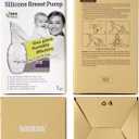 haakaa Manual Breast Pump for Breastfeeding, Silicone, Clear 4oz/100ml