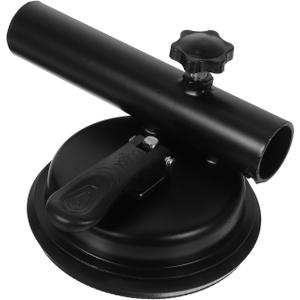 Unomor Car Flagpole Bracket Metal Brackets Magnetic Mount Car Stuff Magnetic Flag Holder Truck Flag Pole Mount Suction Cup Flag Bracket Flag Pole Stand Car Flag Mount Supplies Mount Black