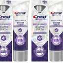 Crest 3D White Brilliance Pro Whitening Toothpaste | Anticavity Fluoride | 4% Hydrogen Peroxide | Pack of 2 | 3.8 oz