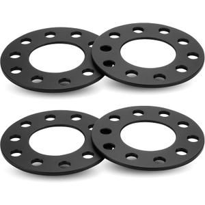 4PCs 1/4" (6mm) 5x5 5x120 5x127 Wheel Adapters Spacers w/ 78.1mm Bore fit Jeep Commander Grand Cherokee Wrangler, Chevy Corvette Camaro, BMW M5 M6 Z3 Z4