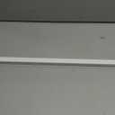 IWIWE 24 Inch Towel Bar Replacement Rod for Ceramic Holder - Spring Loaded Adjustable Square Plastic Towel Rod for Bathroom and Kitchen Porcelain Holders (White Reliable Plastic)