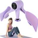 Wind Shear Thigh Trainer Kegel Exerciser, Pelvic Floor Muscle Trainer, Adjustable Resistance Thigh Master, LED Inner Thigh Exerciser Equipment, Pelvic Floor Strengthening for Women Hip, Leg, Arm