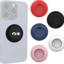 [5 Pack] Princess Cruise Medallion Holders for iPhone, Android, and All Devices - Stickers Cell Phone Holder Accessories for Carnival Ocean Medallion (Black/ White/ Blue/ Red/ Pink)