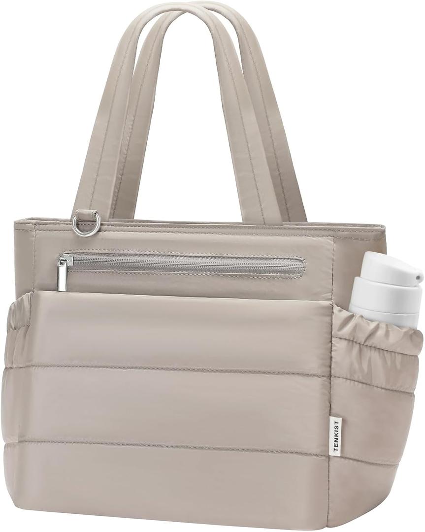 Lunch Box Tote Bag - Versatile Soft Insulated Lunchbox for Women - Lightweight Stylish Simple Lunch Pail Reusable Large Cooler Bag for Adults Work Office Camping Picnic Travel Outdoor Trips Camel 10L
