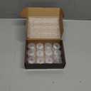 12 Pack Flameless Tea Lights Candles Battery Operated, Crystal Led Tealight Candles,Votive Electric Fake Candles for Valentines Wedding Diwali Christmas Decorations