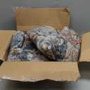 5x7 Area Rugs for Living Room,Stain Resistant Washable Rug,Non-Slip Backing Rugs for Bedroom,Kitchen,Printed Vintage Home Decor Rug (Navy, 5'x7')