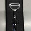 MAD SHARK Ultra Sharp vegetable peelers for kitchen  10 Years No-Rust Stainless Steel Serrated Potato Peeler Easy to Use Y Peeler with Durable Non-Slip Ergonomic Grips for Carrots, Fruits, Veggie (Sliver)