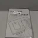 ISUNMEA 9 Inch Solar Lighted House Numbers for Outside, Light Up Waterproof LED Address Numbers Signs for Houses, Large Personalized Illuminated Exterior Modern House Numbers Light (9-Black, 9IN)