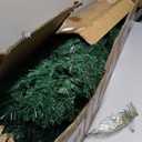 7 ft. Green PVC Hinged Xmas Pine Artificial Christmas Tree