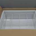 Acrylic Tea Station Organizer for Countertop - Tea Bag Organizer Drawer, Clear Lucite K Cup and Coffee Pod Storage box with 8 Compartments, Tea Caddy Creamer Holder Display Stand