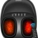 KNQZE Foot Massager Machine with Heat, Shiatsu Deep Kneading Foot Massager with Remote, Compression, Multi-Massage Modes, Auto-Off Timers, Gifts for Women Men, FSA or HSA Eligible