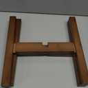 Natural Bamboo Plant Stand Indoor, Adjustable Plant Shelf Indoor Fits 8-12 Inch Pots, Mid Century Modern Decor to Refresh Your Space(Pot & Plant Not Included)