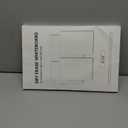 4 PACK Magnetic Dry Erase Board Sheet for Fridge, 12"x8" Erasable Refrigerator WhiteBoard w/ 6 Markers & 1 Eraser- Smooth and Flexible Small Magnet Blank Notepad for Home Kitchen Organizer and Planner