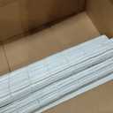 LazBlinds No Drill Cordless Roman Shades for Windows, 25" W x 48" H, White
