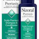 Nizoral Psoriasis Shampoo & Conditioner, 11 Oz, Gentle Scalp Treatment, Relieves Itching, Flaking, Redness, Scaling Effective Scalp Psoriasis Shampoo with Salicylic Acid and Tea Tree Oil (Pack of 2)