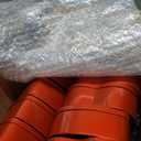 Blulu 36 Pcs Heart Shaped Metal Tins with Lids 4.72" x 4.33" Candy Boxes Biscuits Jar Candle Tins Box Metal Containers for Candy Chocolate Gifts (Red)