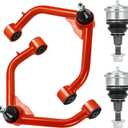 Front Upper Control Arms w/Ball Joints Lift 2-4" for Ram 1500 RWD 4WD 2011-2022, Adjustable Suspension Kit 2Pcs