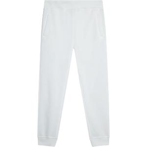 Southpole Boys' Big Active Basic Jogger Fleece Pants, White, Large / 14-16