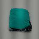 Daci Tankini Swimsuit for Women Tummy Control Bathing Suits with Skirt Two Piece Drawstring Tank Top with Swimdress (18 Plus, Aqua and Flower)