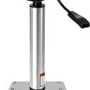 3/4" Pin Adjustable Locking Boat Seat Base, 3 Height Ranges(13-19)(18-24)(24-30) Inch, for Yacht & Fishing Boat Mounting