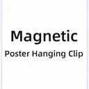 Magnetic Poster Hanger Frame for 20x24 20x28 20x30 Movie Music Posters Wall Art,Black Wood Picture Frames for Large Canvas Diamond Map Decor, Living Room Calendar Banner Tapestry Photo Hanging Stand, 20in/50cm