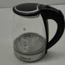 Fast Boil Electric Water Kettle, 1.8L Large Capacity with Auto Shut-Off and Boil-Dry Protection, BPA-Free Borosilicate Glass &Stainless Steel