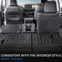 Kick Mats Backrest Mats for Honda Pilot 2026 2025 2024 2023, All Weather TPE 2nd Row Seat Back Protector Car Accessories for Pilot (Kick Mats)