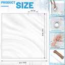 10x10 ft Clear Vinyl Tarp Heavy Duty 20 Mil Waterproof Transparent Tarp with Grommets, Outdoor Patio Curtain for Pergola Gazebo Porch Enclosure, Rain Wind Protection for Garden Camping
