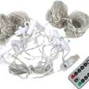 USB-Powered LED Copper Wire String Lights, 8 Modes with Hooks, Waterproof for Indoor and Outdoor Decoration