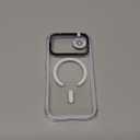 ORNARTO Air Case for iPhone 17 Pro Clear | Military-Grade Drop Protection | Camera Control Button | Compatible with MagSafe | Built-in Air Phone Cover - White