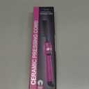 200-500F Pink Hot Comb:Electric Hot Comb for Lace Front Wigs,Electric Pressing Combs for Black Hair,Electric Straightening Comb for African American Hair,