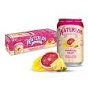 Waterloo Sparkling Water, Tropical Fruit Naturally Flavored, 12 Fl Oz Cans (Pack of 12) Zero Calories and Zero Sugar or Sweeteners (EXP 05/14/27)