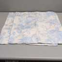 Vintage Floral Pillow Covers 20x20 Inch Set of 2 Baby Blue and Cream Floral Throw Pillow Covers Chinoiserie Flower Pillowcases Rustic Farmhouse Cushion Covers for Couch Home Decor