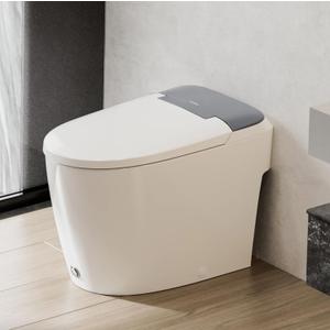 CASTA DIVA CD-W10V Non-electric Elongated Smart Toilet with Bidet, Map Flush 1000 Grams,ADA Comfort Height,Built-in Air Pressure-Assisted System for Power Flush,Soft Open and Close, 1.0GPF