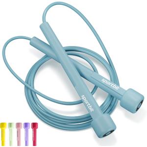 Adjustable Jump Rope for Fitness and Exercise  Skipping Rope for Cardio, Boxing, and Weight Loss  Speed Rope perfect for Men & Women (Mint)