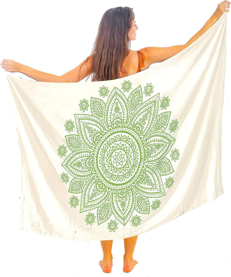 Boho Chic Pareo - Mandala Pareo - Bikini Swimsuit Cover Up - Beach Dress - Wrap