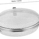 UPKOCH Dishwasher Basket 7.08X7.08X1.96 Inch Small Mesh Basket for Forks Knives Storage with Drainage Holes Kitchen and Baking Utensils Organizer