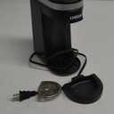 CHULUX Single Serve Coffee Maker for K Capsule and Ground Coffee, Single Cup Coffee Machine, Black