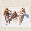 Turkish Beach Towel Pool Throw Blanket Sandproof Fast Dry Thin Extra Large Bedroom Living Room Accessories Sofa Couch Chair Essential Bohmian Aztec African Southwest Neutral White Fall Antique Vintage (Stripe Beige)