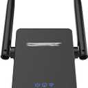 Router Repeater 300M 10dBi Antenna Signal Repeater 802.11N/B/G Rang Extende, Black