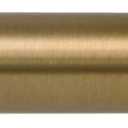 Ivilon Drapery Window Curtain Rod - End Cap Style Design 1 Inch Pole. 72 to 144 Inch Color Warm Gold