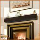 Avana Rusticfireplace Mantel - Mounted Mantles for Over Fireplace - Farmhouse Fireplace Mantle Shelf 60 Inches - Handcrafted Wood Fireplace Mantels - Fireplace Mantels 60 Inches X 8 X 5 - Espresso