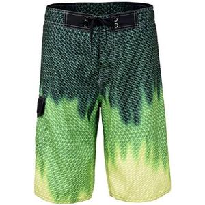 unitop Men's Swim Trunks Beachwear Quick Dry Hawaiian Printed 30